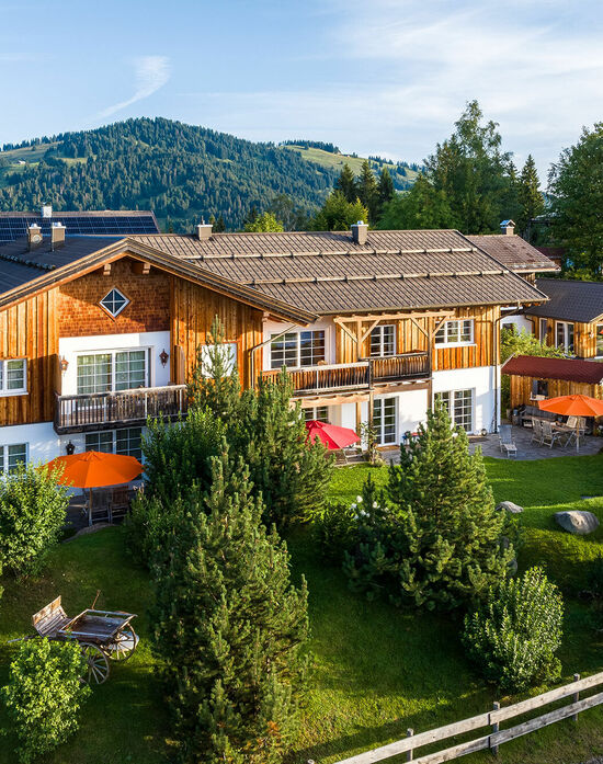 Chalet mieten im Allgäu im Kinderhotel Allgäuer Berghof