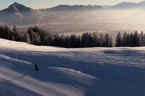 Lage mitten im Skigebiet