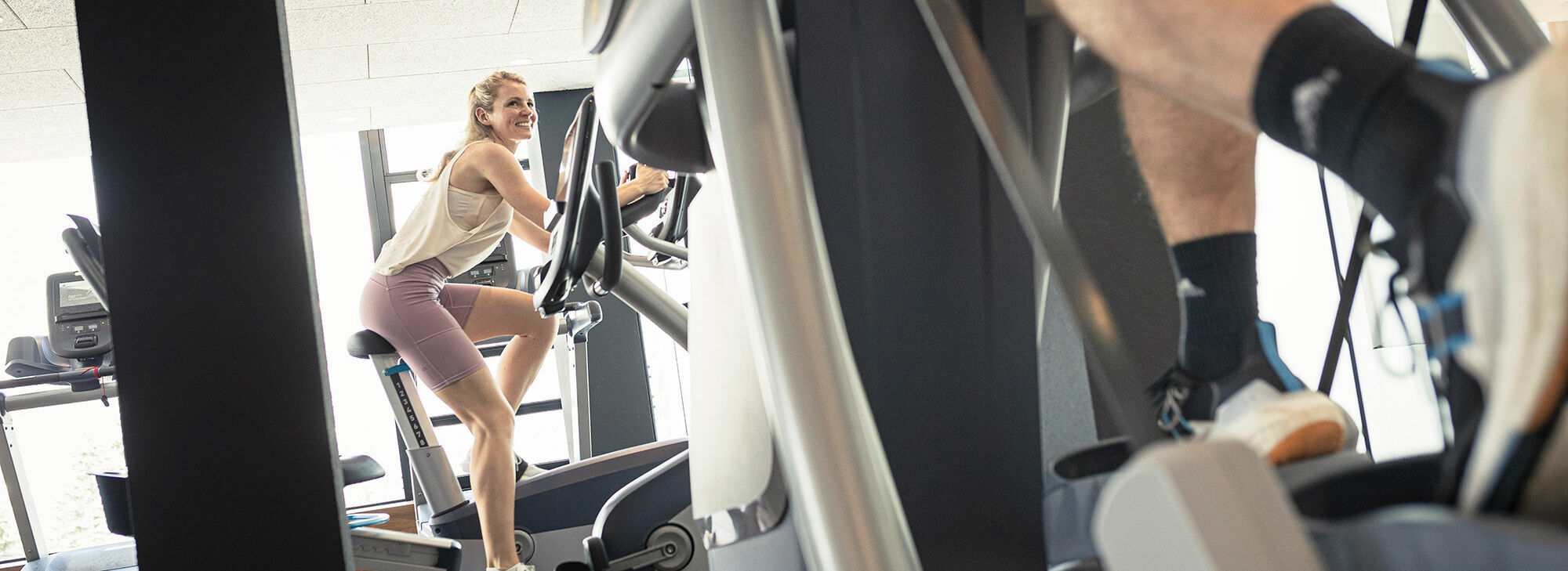 Fitnessstrudio im Kinderhotel Allgäuer Berghof