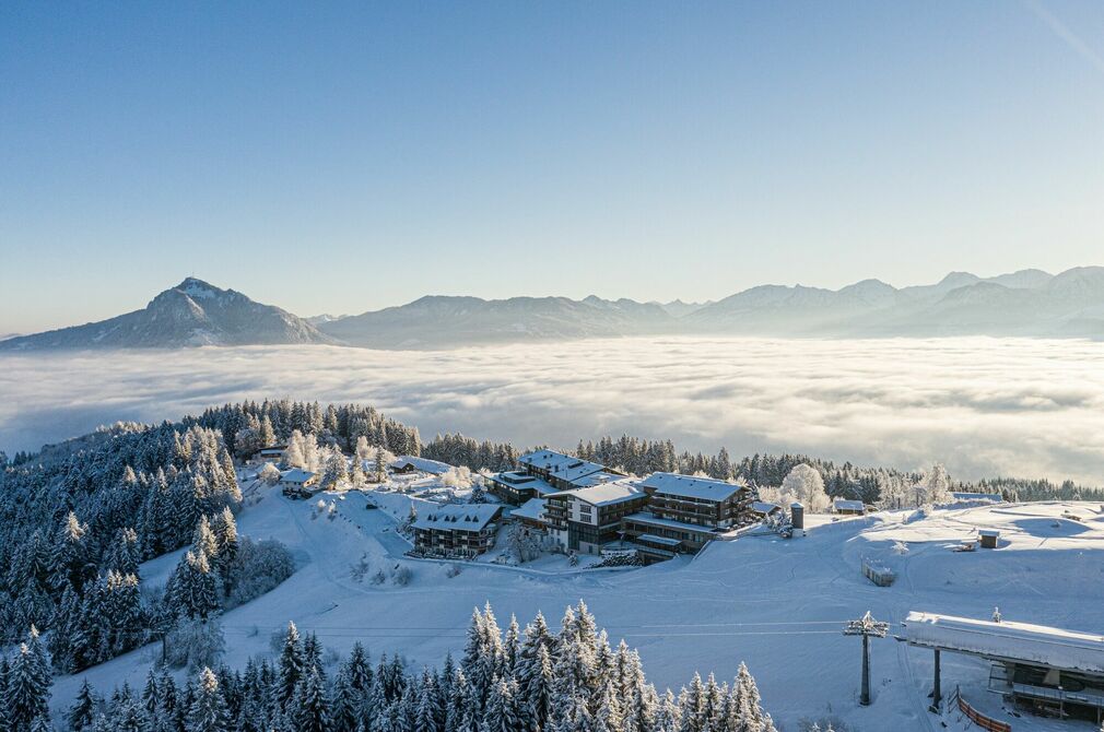Skiurlaub mit Kindern im Allgäu im Familienhotel Allgäuer Berhof
