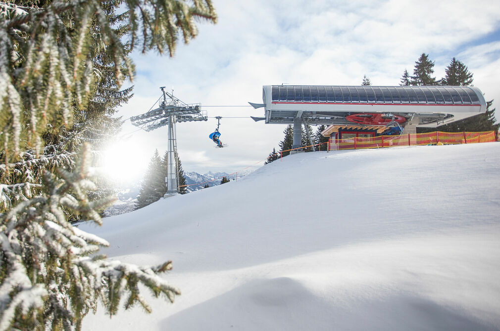 Bergbahn Ofterschwang direkt am Kinderhotel Allgäuer Berghof