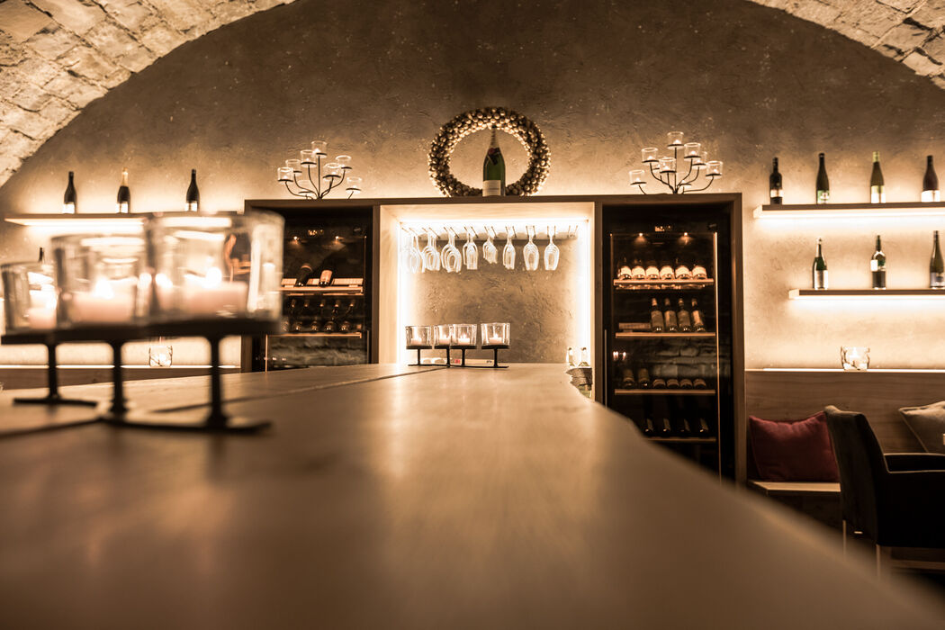 Fine Dining im Gewölbe im Kinderhotel Allgäuer Berghof