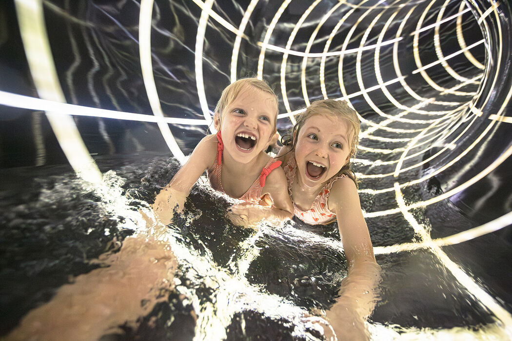 Urlaub mit Wasserrutsche im Allgäu im Kinderhotel Allgäuer Berghof
