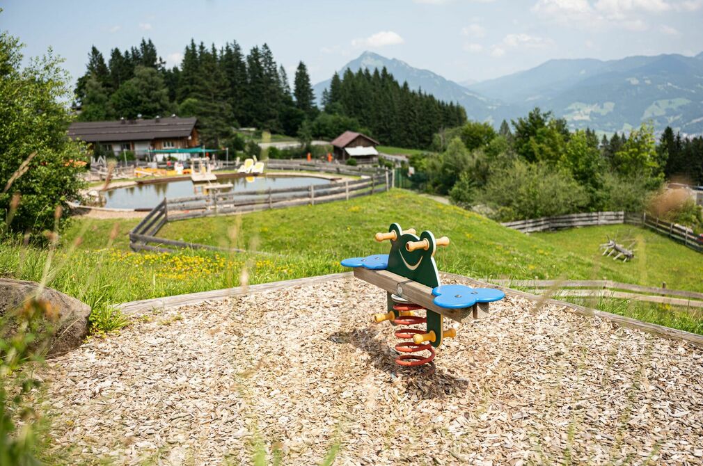 Wasserpark für Kinder im Kinderhotel Allgäuer Berghof
