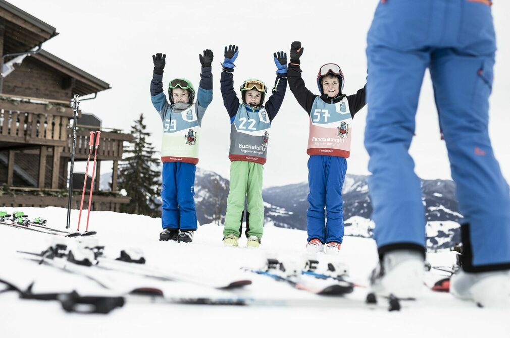 Skikurs für Kinder im Kinderhotel Allgäuer Berghof