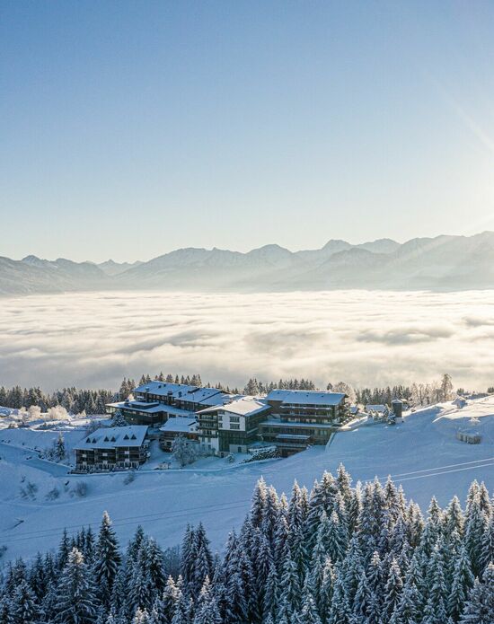 Skiurlaub mit Kindern direkt an der Piste im Kinderhotel Allgäuer Berghof