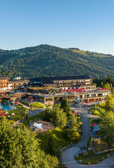 Sonnenaufgang beim Wandern im Allgäu im Kinderhotel Allgäuer Berghof