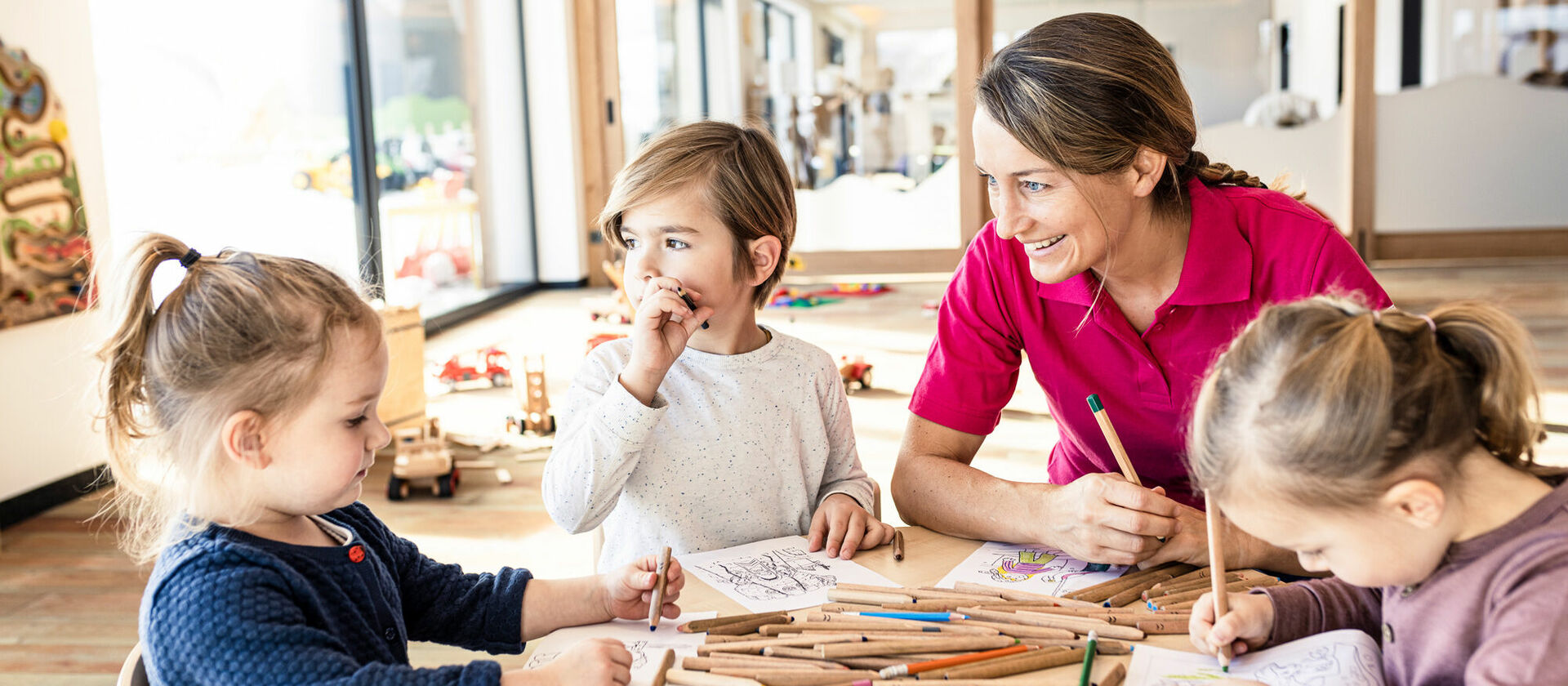 Abwechslungsreiche Kinderbetreuung im Kinderhotel Allgäuer Berghof