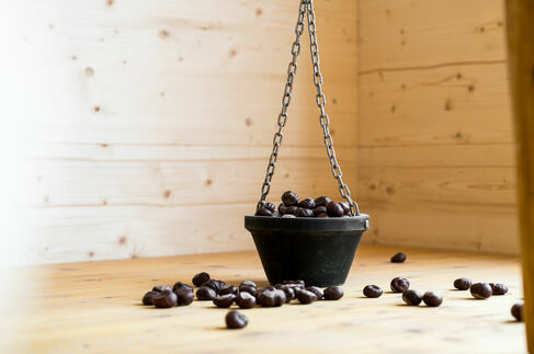 Spielen mit Kastanien im Kinderhotel Allgäuer Berghof 