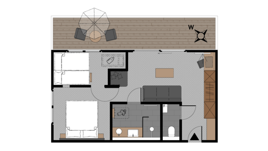 Familien-Suite Bienenwabe